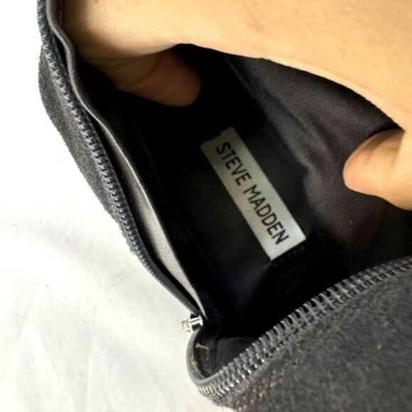 Steve Madden Womens Dark Gray Saudy Suede Over-the-Knee Boots Size 10M - Picture 6 of 10